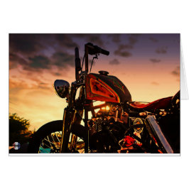 Avbrytarsolnedgångkortet Hälsningskort