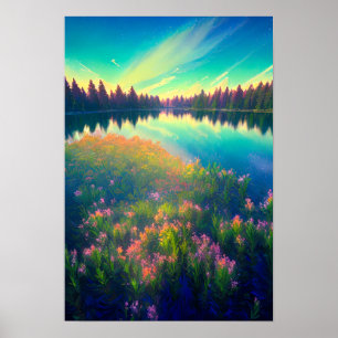 Avbryter arbetsytan under Azure Canopy Poster