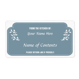 Avbryter Burk-etikett med Retur Fraktsedel