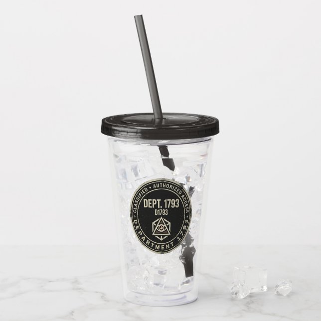 Avdelning 1793 Akryl Tumbler Take Away Mugg (Framsida Ice)
