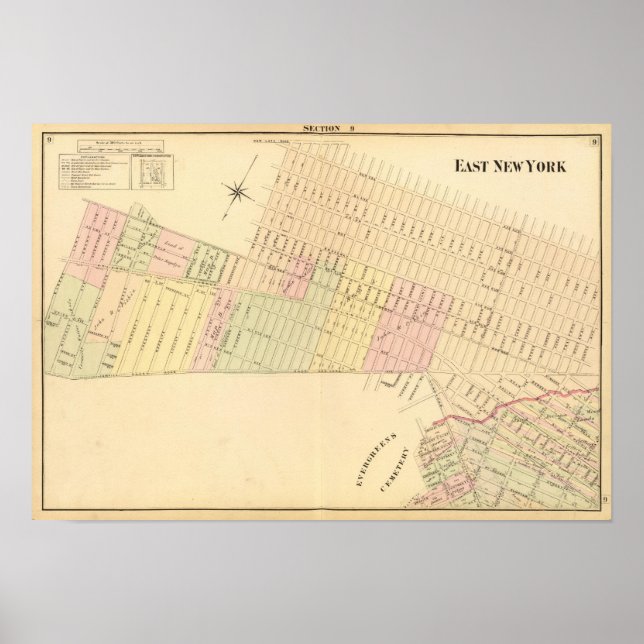 Avdelning 9 Öster New York Poster (Framsidan)