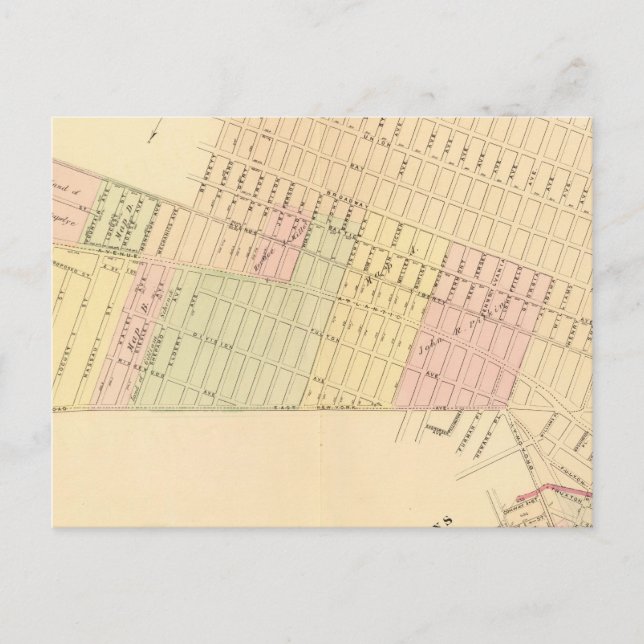 Avdelning 9 Öster New York Vykort (Framsida)