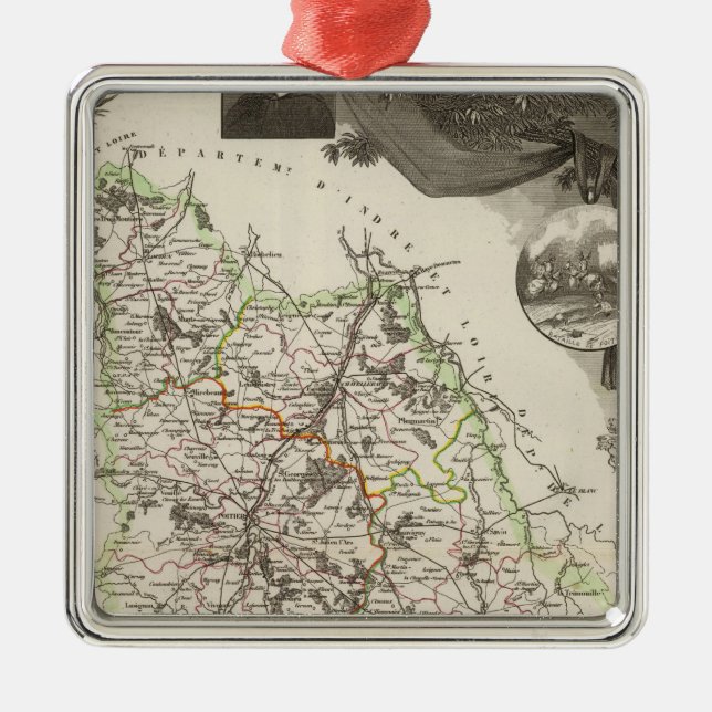 Avdelning av Wien Julgransprydnad Metall (Framsidan)