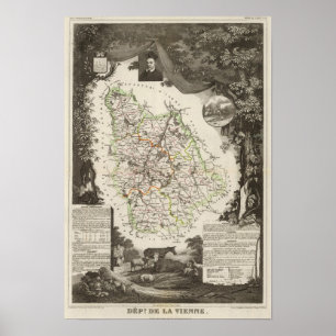 Avdelning av Wien Poster