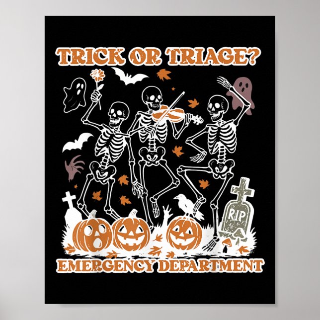 Avdelning för Akut av stamceller Er Skeleton H Poster (Framsidan)
