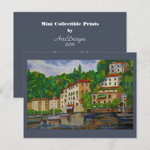 Avdelningar i Italien - Mini Collecsible Prints Vykort