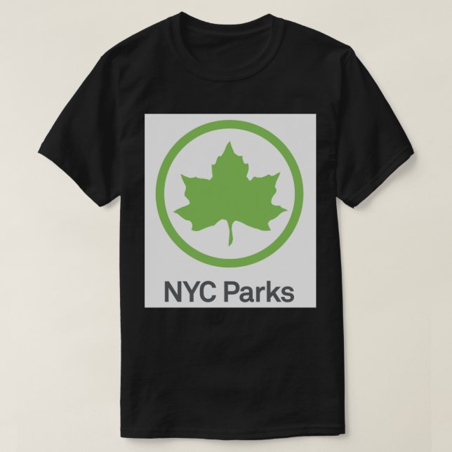 Avdelningen i Parker, NYC Sticker T Shirt (Design framsida)