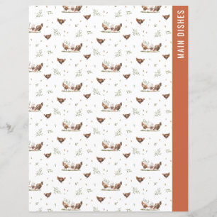 Avdelnings sidor 2 Sidor Recept Binder Sida