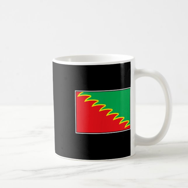 Avdiivka Ukraina Flagga Donetsk oblast  Kaffemugg (Höger)