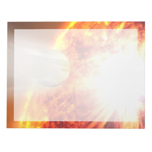 Avdunstning av HD 189733b's Atmosphere Anteckningsblock (Framsida)