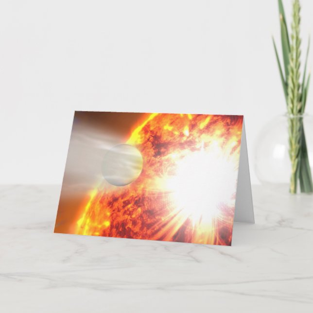 Avdunstning av HD 189733b's Atmosphere Kort (Framsida)