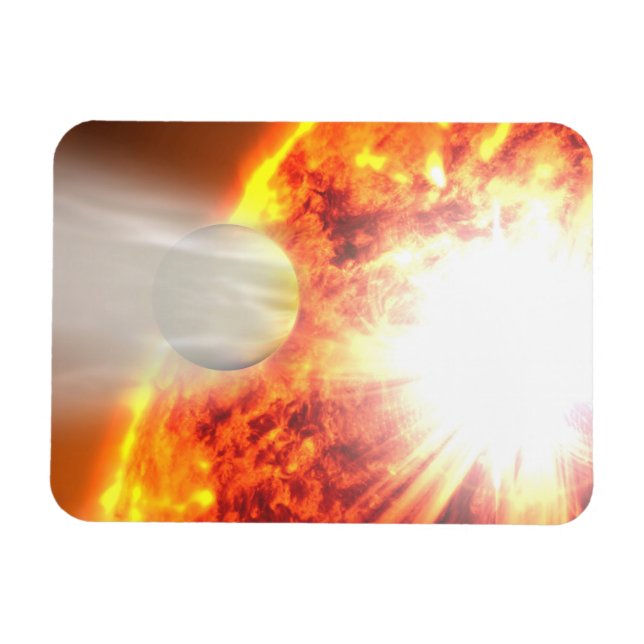 Avdunstning av HD 189733b's Atmosphere Magnet (Horisontell)