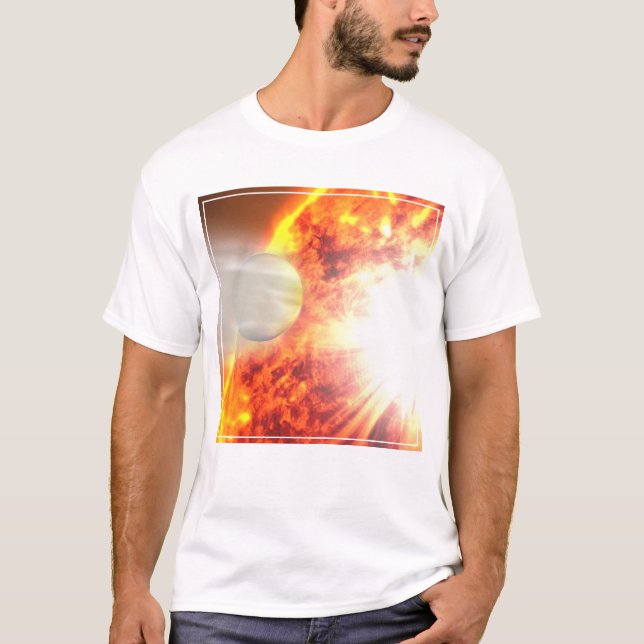 Avdunstning av HD 189733b's Atmosphere T Shirt (Framsida)