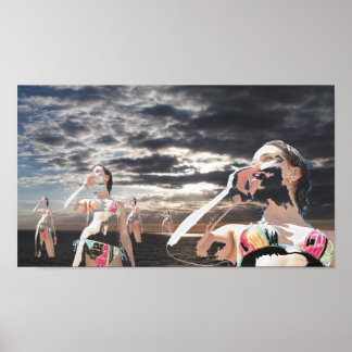 avdunstning i himlen - Anpassad Poster