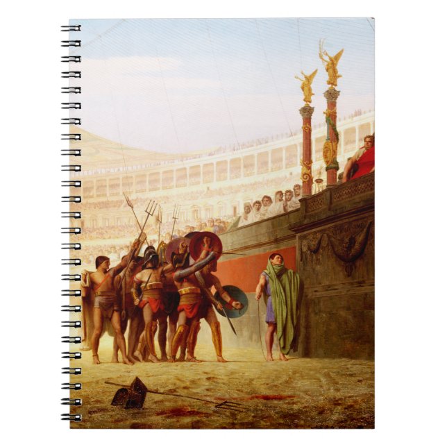 Ave Caesar av Jean-Leon Gerome Anteckningsbok (Framsidan)
