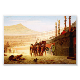 Ave Caesar av Jean-Léon Gérôme Fototryck