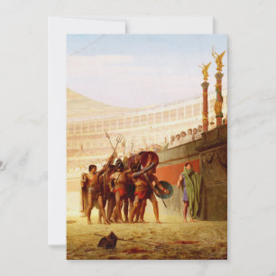 Ave Caesar av Jean-Léon Gérôme Inbjudningar