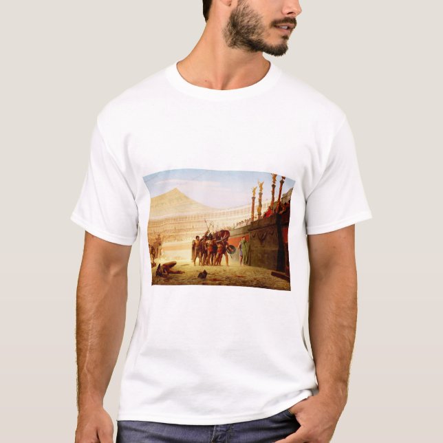 Ave Caesar av Jean-Leon Gerome T Shirt (Framsida)
