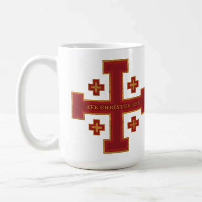 Ave Christus Rex Kaffemugg (Vänster)