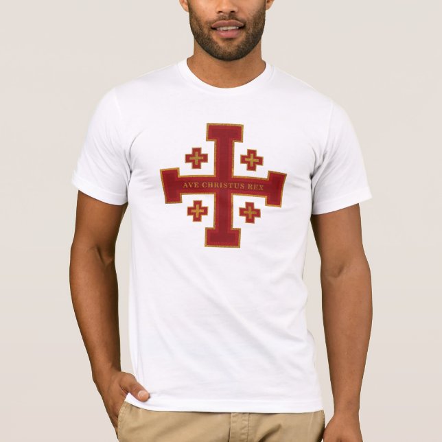 Ave Christus Rex T Shirt (Framsida)