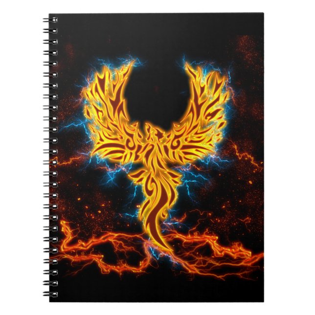 Ave Fenix Golden Fenix Vingar Anteckningsbok (Framsidan)