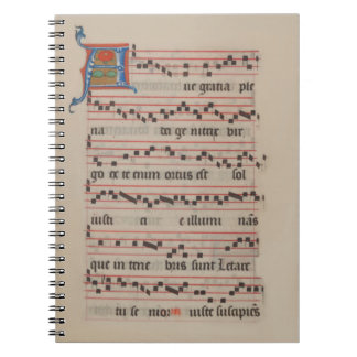 Ave gratia plena - Antiphon Medieval Manuscript Anteckningsbok