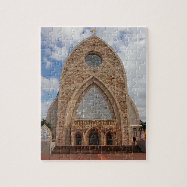 Ave Maria Catholik Church Pussel (Vertikal)