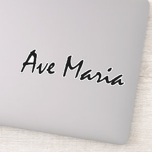 Ave Maria Klistermärken