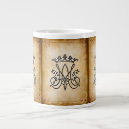 Ave Maria Monogram Jumbo Mugg