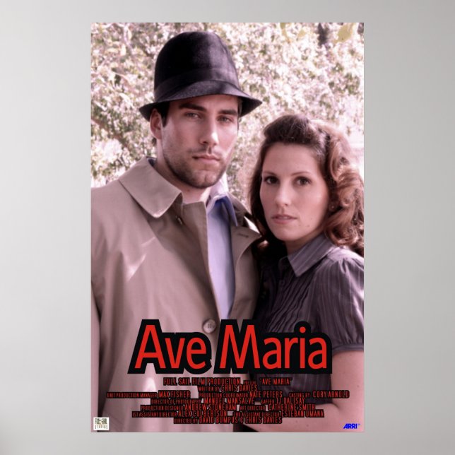 Ave Maria Poster (Framsidan)