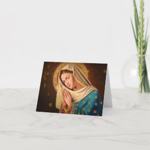 Ave Maria... Virgin Mary Anteckningskort