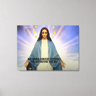 Ave Maria wall dekoration Canvastryck