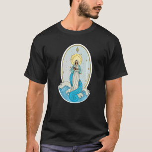 Ave Maris Stella Frälsta Moder Maria Latin Ca T Shirt