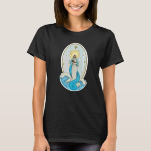 Ave Maris Stella Frälsta Moder Maria Latin Ca T Shirt