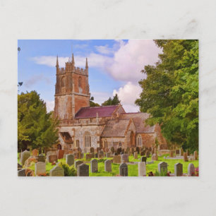 Avebury Church Vykort