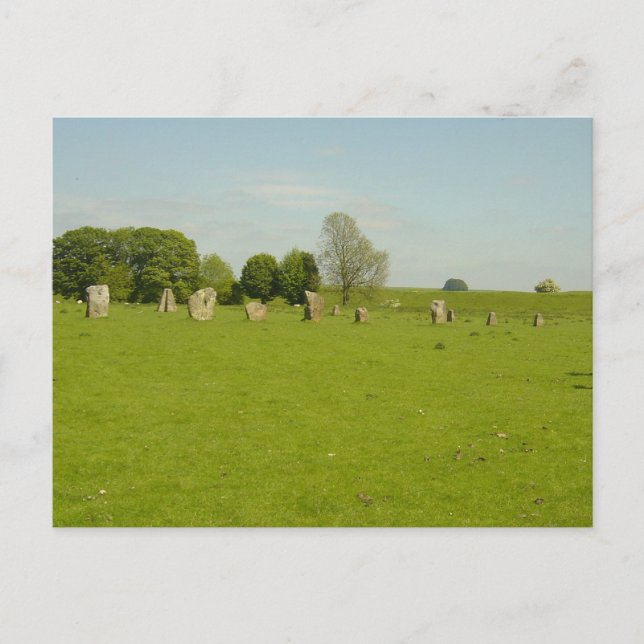 Avebury Henge - Förenade kungariket Vykort (Framsida)