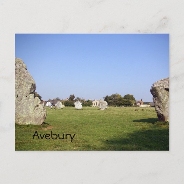 Avebury, Oh Avebury Vykort (Framsida)