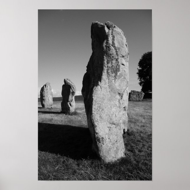 Avebury Stone Circle Poster (Framsidan)