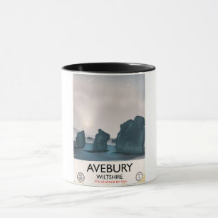 Avebury, Wiltshire Stone Circle vintage resor. Mugg