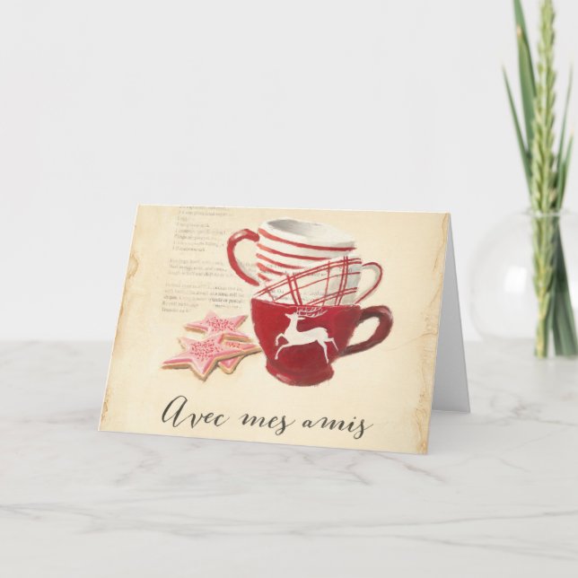 Avec Mes Amis Helgkort (Framsida)