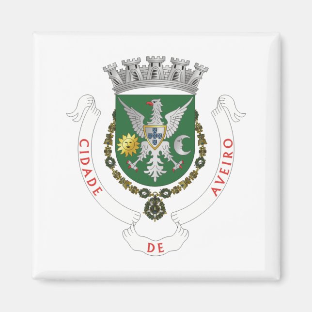 Aveiro, Portugal Magnet (Framsidan)