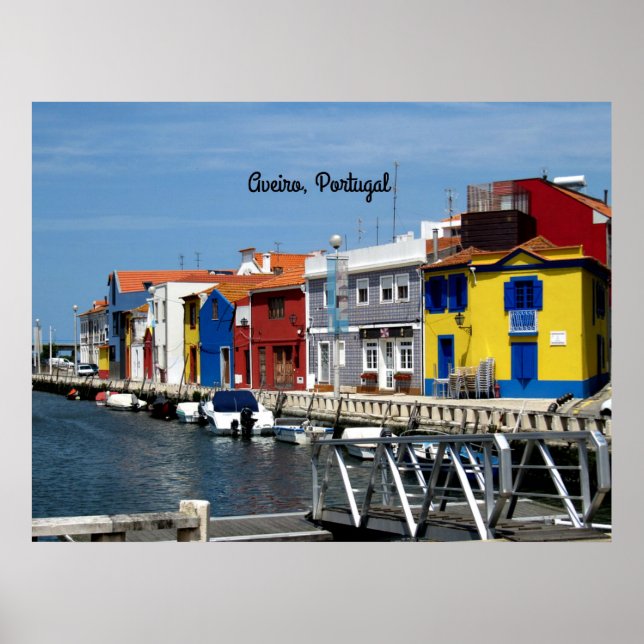 Aveiro, Portugal Poster (Framsidan)