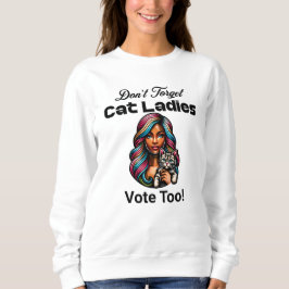 Även Cat Dam röstar! Harris Walz 2024 T Shirt