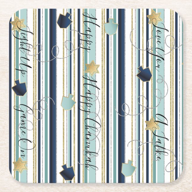 Även den nya Eleganten Underlägg Papper Kvadrat (Framsidan)