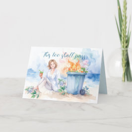 Även detta skall passera. Dumpningsbrand Tack Kort