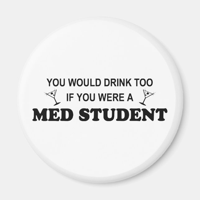 Även dryck - Med Student Magnet (Framsidan)