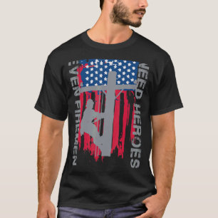 Även Firemen behöver Heroes Lineman T Shirt