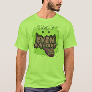 ÄVEN format för MONSTERGlubb T-tröja: VUXEN Tee Shirt