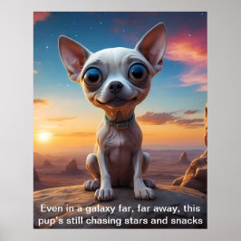 Även i en galax långt borta jagar jag fortfarande poster