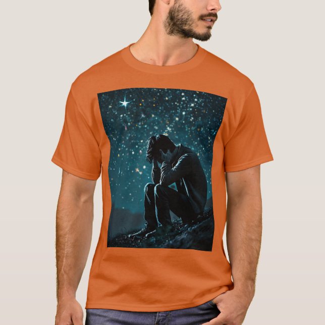 "Även i mörkret är en spark fortfarande 💫" T Shirt (Framsida)